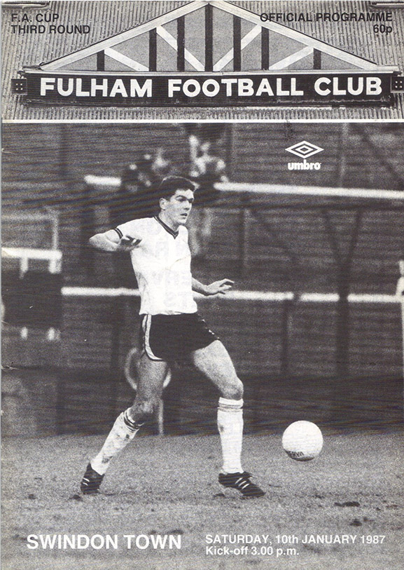 <b>Saturday, January 10, 1987</b><br />vs. Fulham (Away)